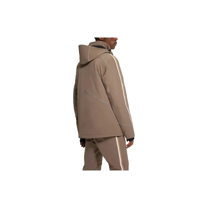 HUGO BOSS x PERFECT MOMENT Collaboration Hooded Down Ski Jacket With Special Branding Jackets Coats Men's Beige-3