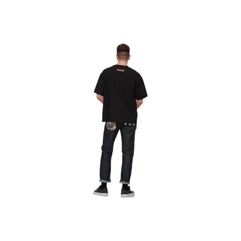 EVISU T Shirts Men Black-5