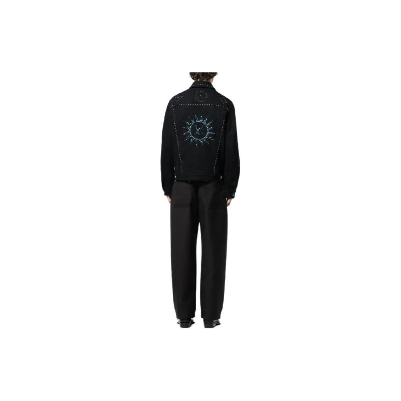 LOUIS VUITTON FW24 Denim Jacket Men's Black-2