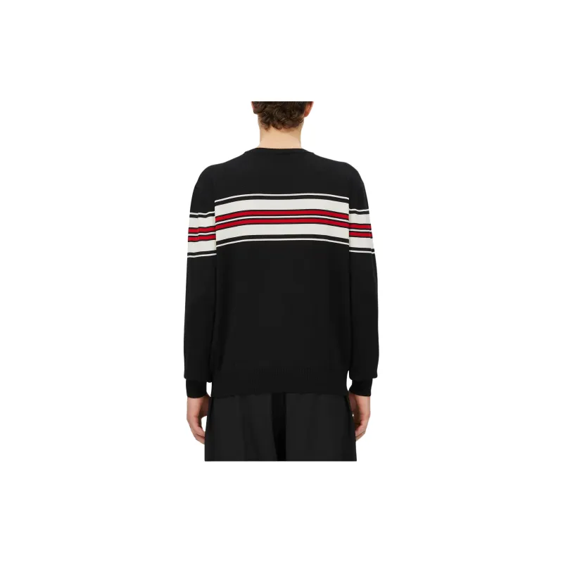 MSGM Chest Stripe Jumper-2