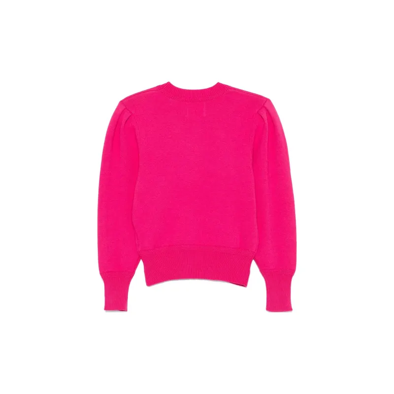 ISABEL MARANT ETOILE Kelaya Logo-Embroidered Crewneck Jumper-1
