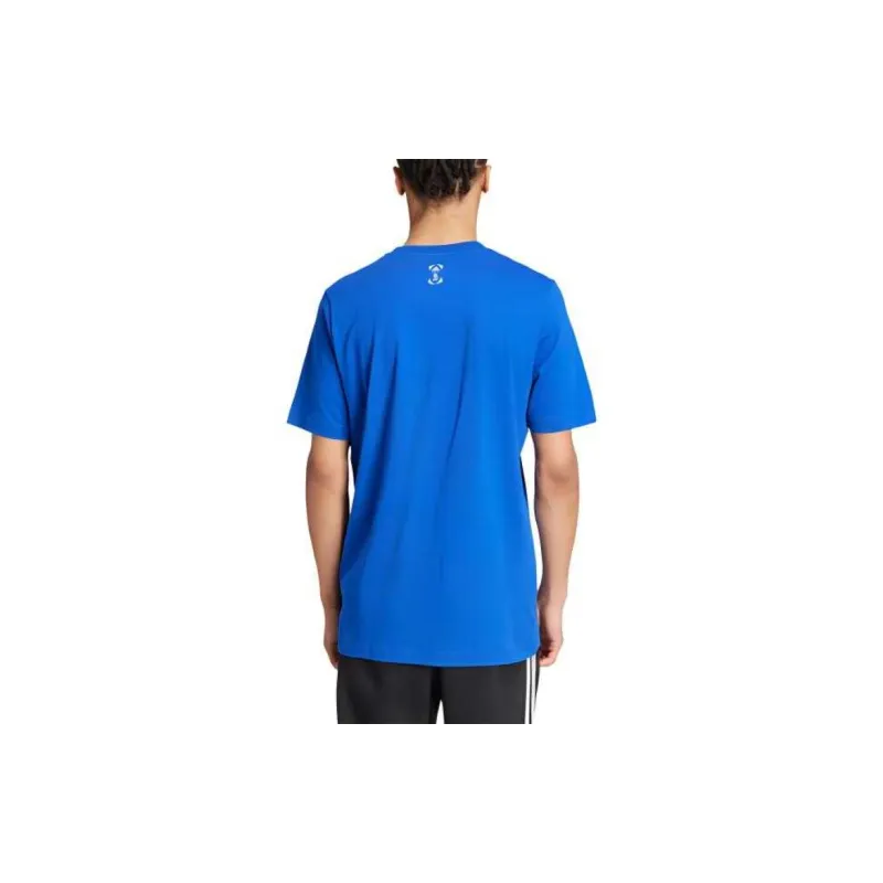 Adidas T-Shirt Unisex Royal Blue-5