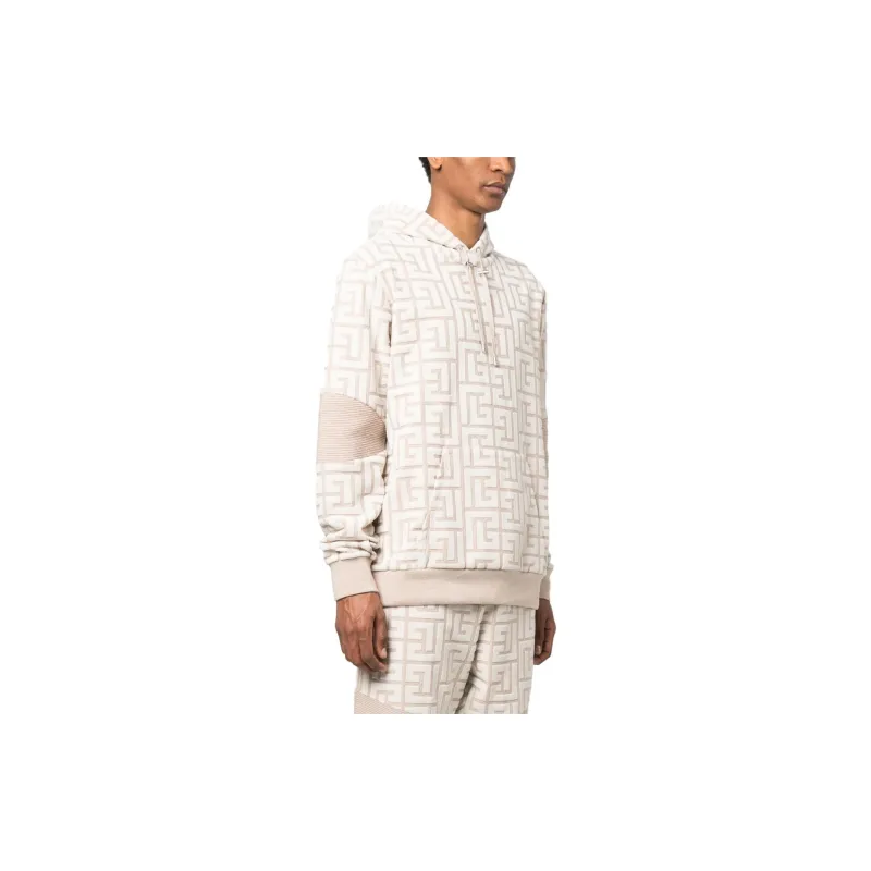 BALMAIN Sweatshirts Men Beige-3