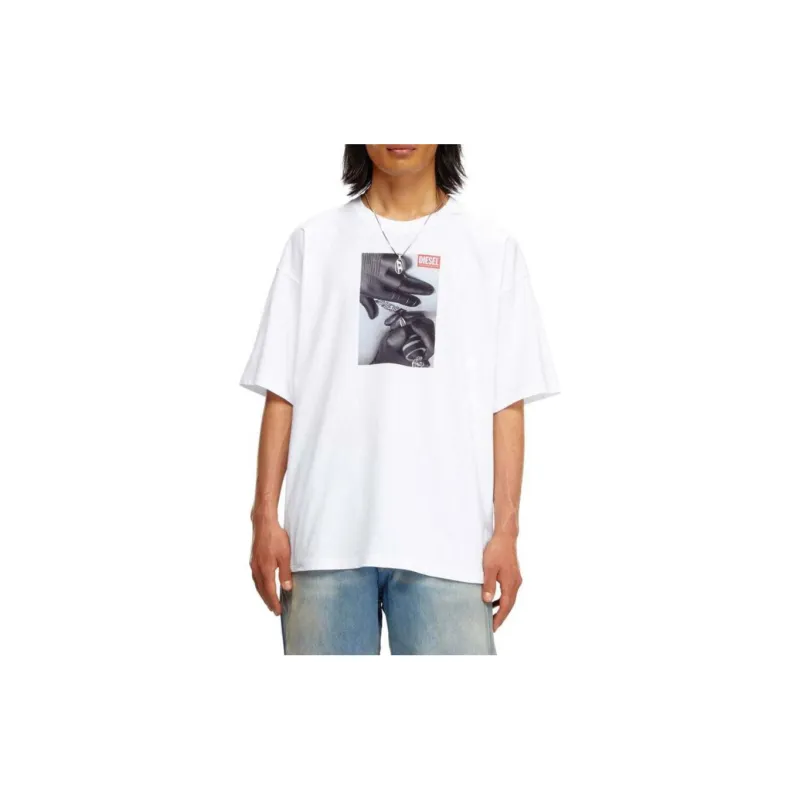DIESEL T Boxt K4 Tattoo Glove Printed T Shirt-2