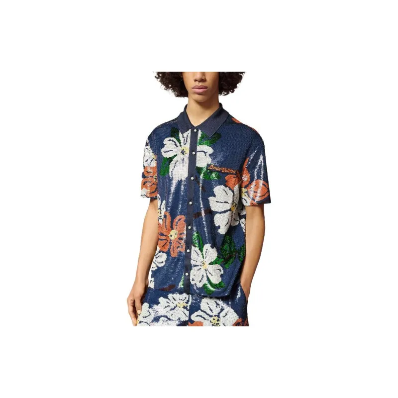 LOUIS VUITTON FW24 Shirt Men's Blue-3