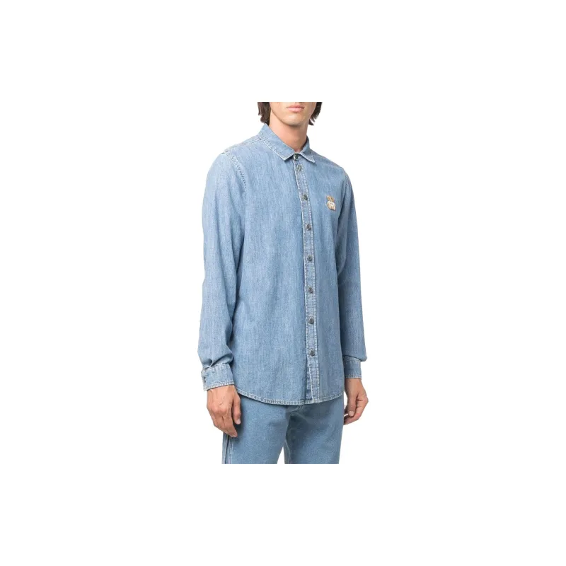 MOSCHINO Shirts Men Blue-3