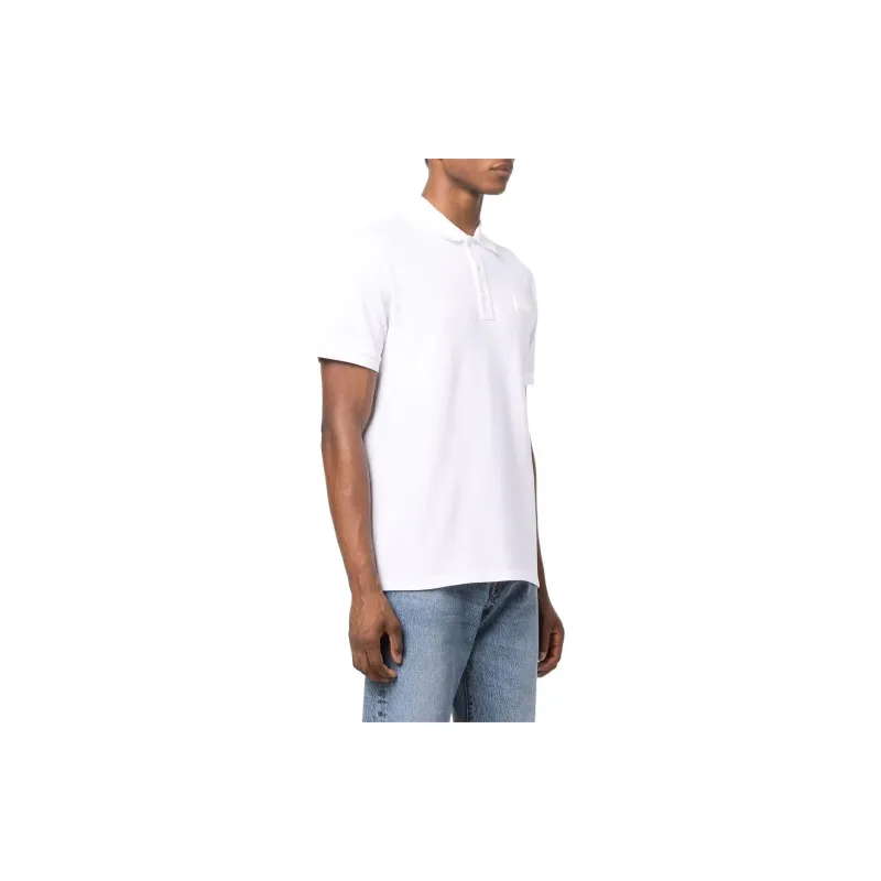 Valentino Polo Shirts Men White-3