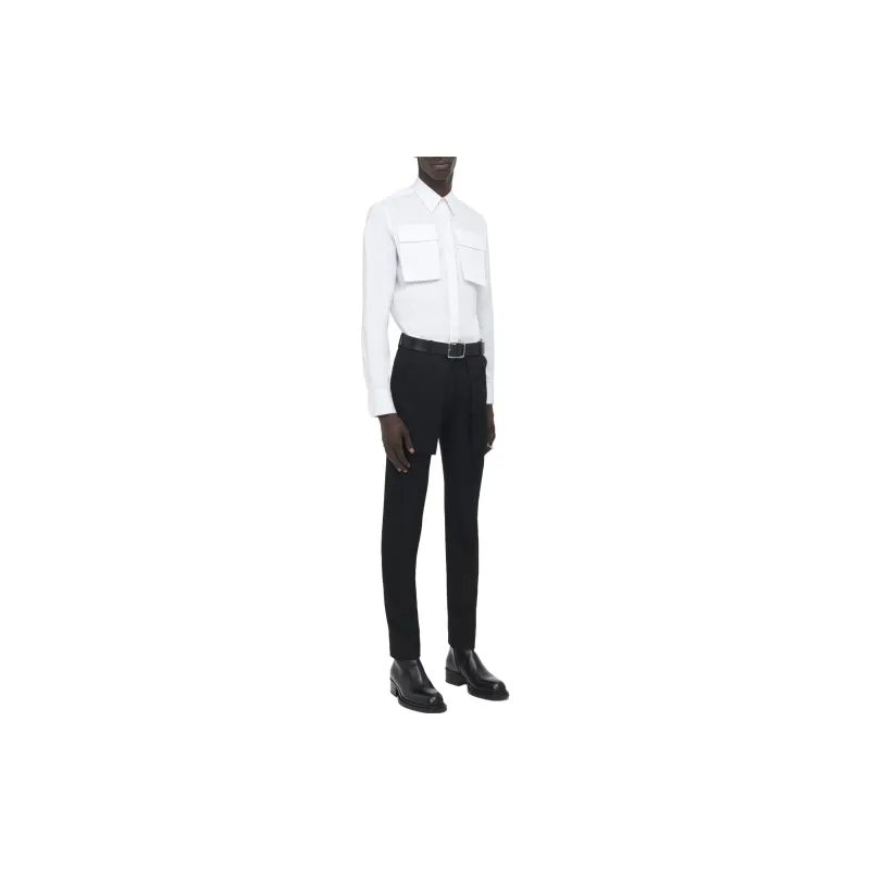 Alexander McQueen Mid Rise Tailored Trousers-3