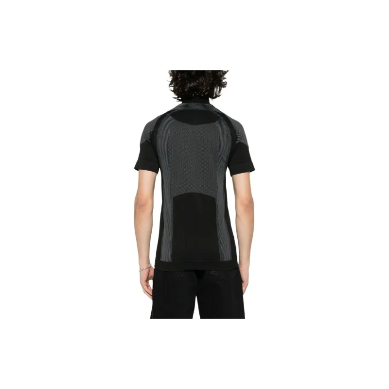 Misbhv Sport Europa Quarter-Zipped Knitted T-Shirt-2