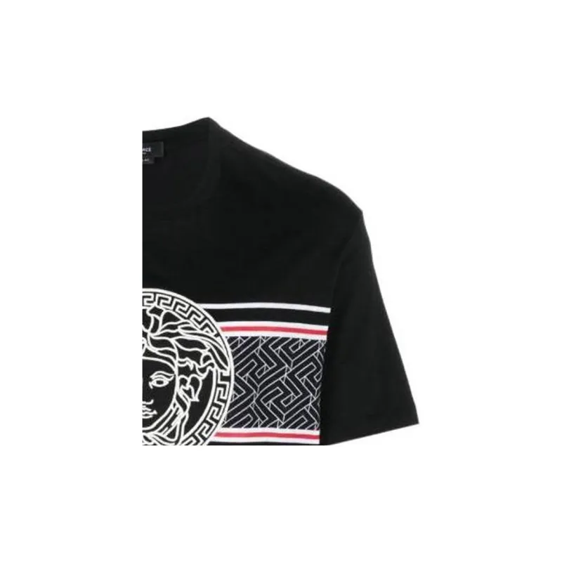 VERSACE Medusa Printed Crewneck T-Shirt-5