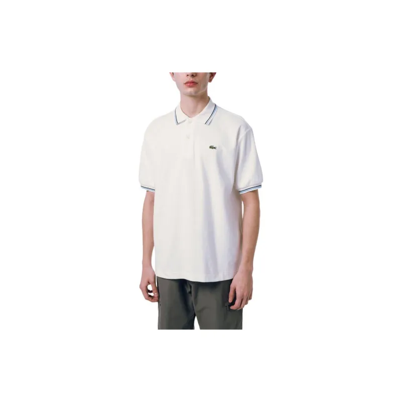 LACOSTE Polo Shirts Men White-2