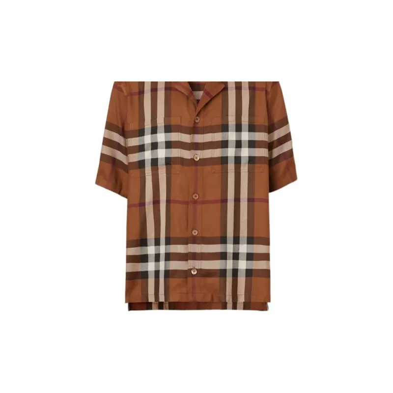 Burberry SS22 Shirt Men's Dark Birch Brown-5