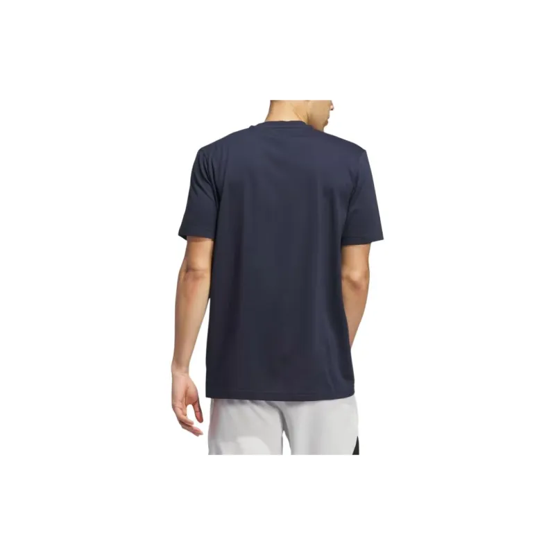 Adidas Free Shipping With AdiClub Worldwide Hoops Logo Performance Graphic Tee-1