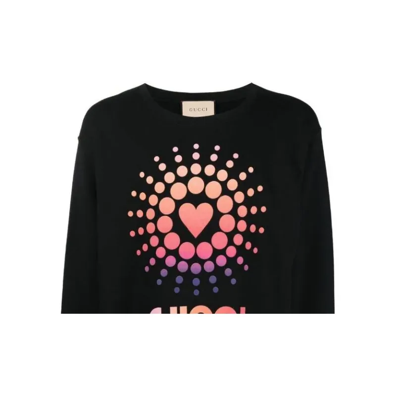 GUCCI Logo Printed Crewneck Sweatshirt-4