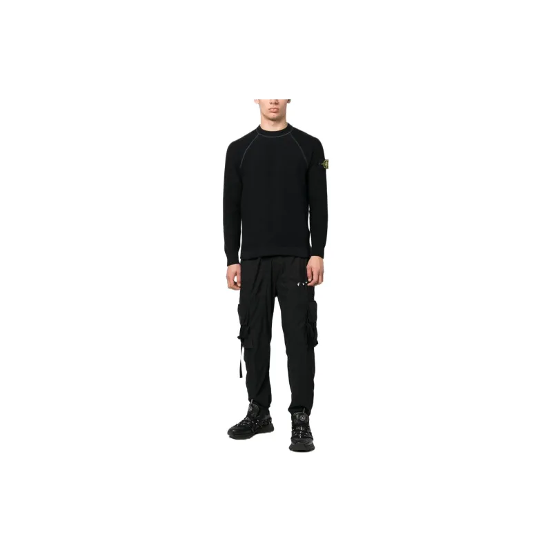 STONE ISLAND SS23 Sweaters Men Black-1