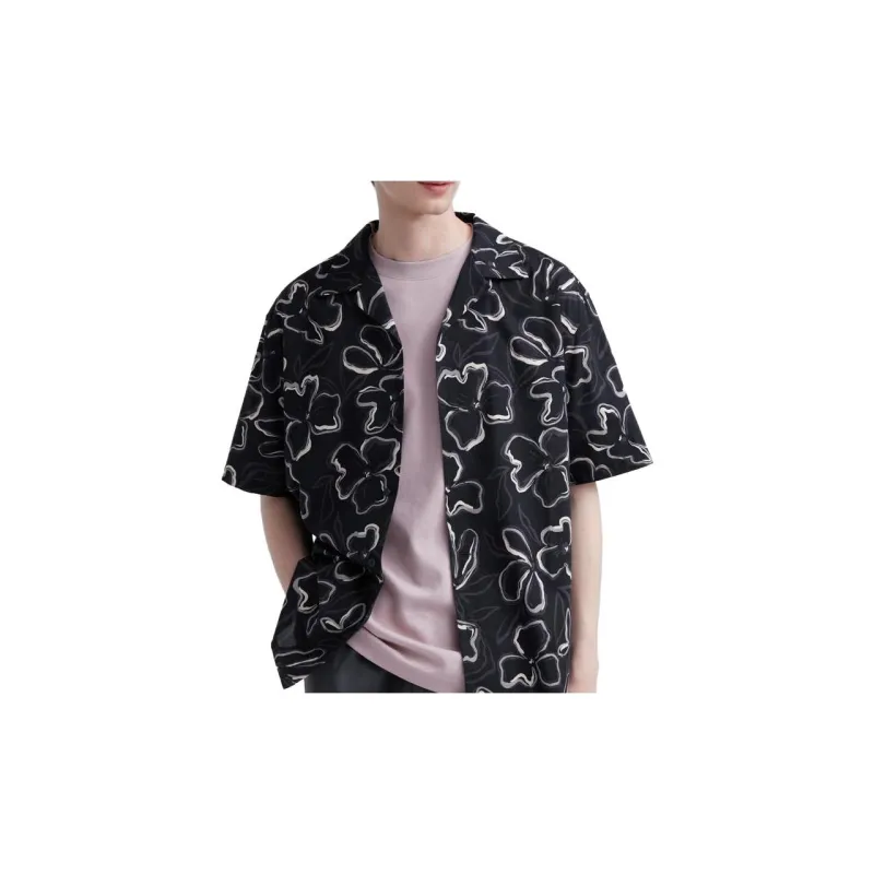 UNIQLO Shirts Unisex Navy Blue-1