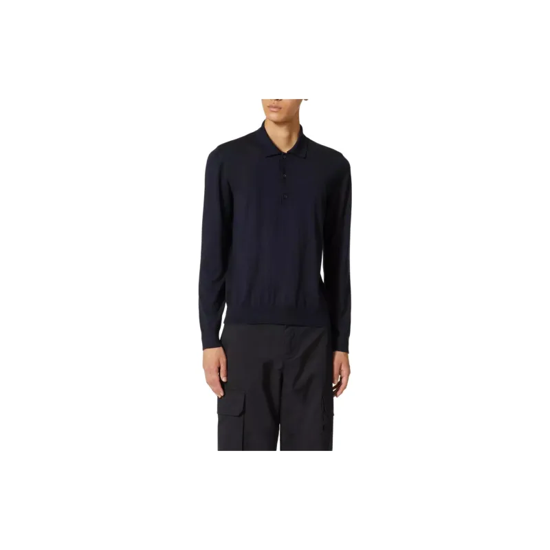 Valentino Long Sleeved Polo Shirt-3