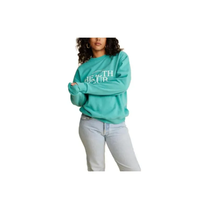 SPORTY & RICH Sr Health Ribbed Sweatshirt-4