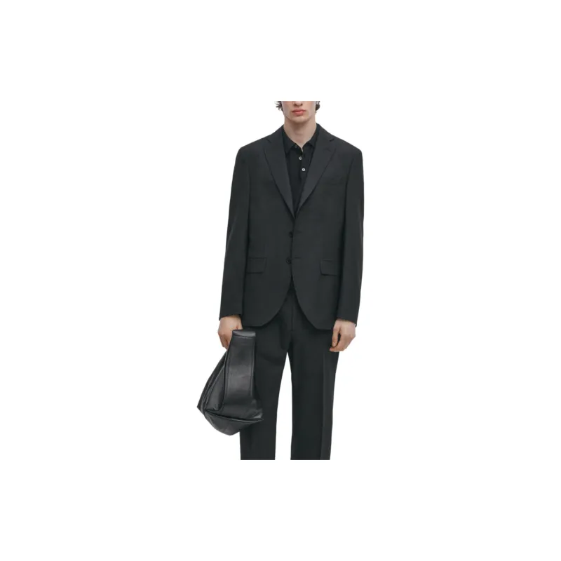 Massimo Dutti Business Suit Men's Black-3