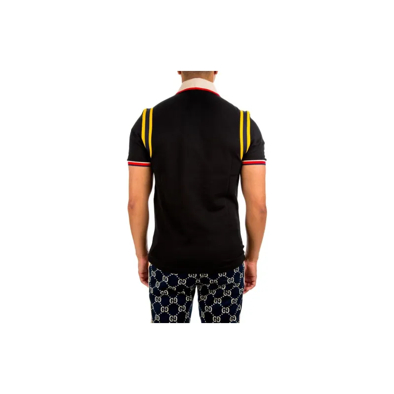 GUCCI Polo Shirts Men Black-2