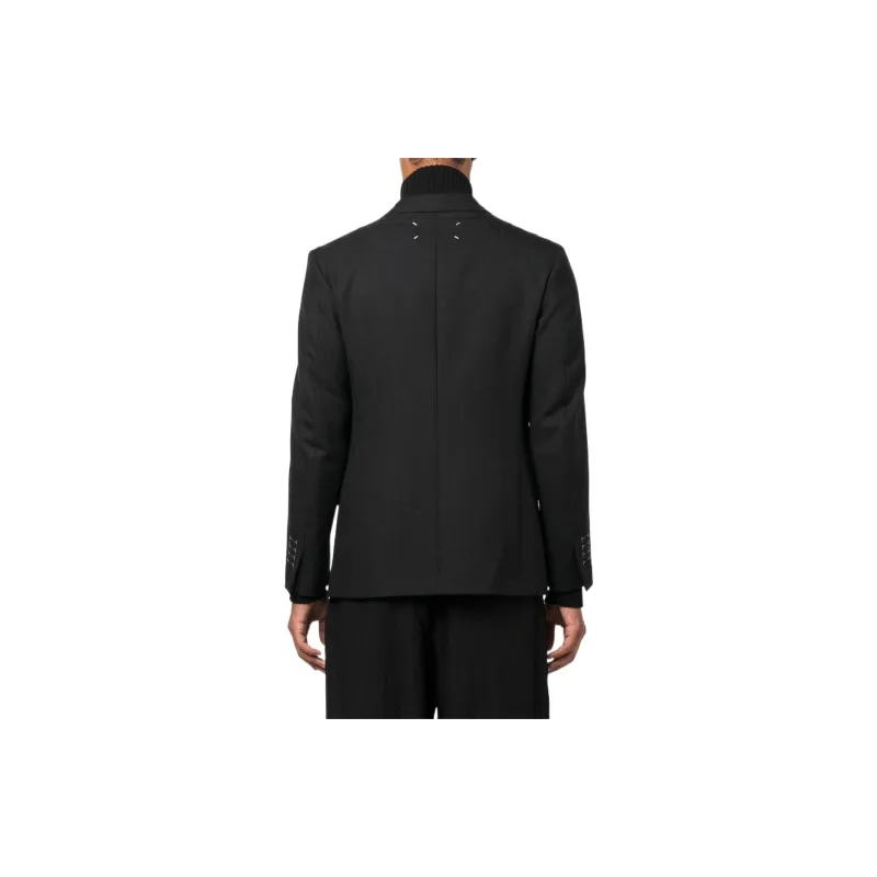 Maison Margiela Herringbone Single Breasted Blazer-2