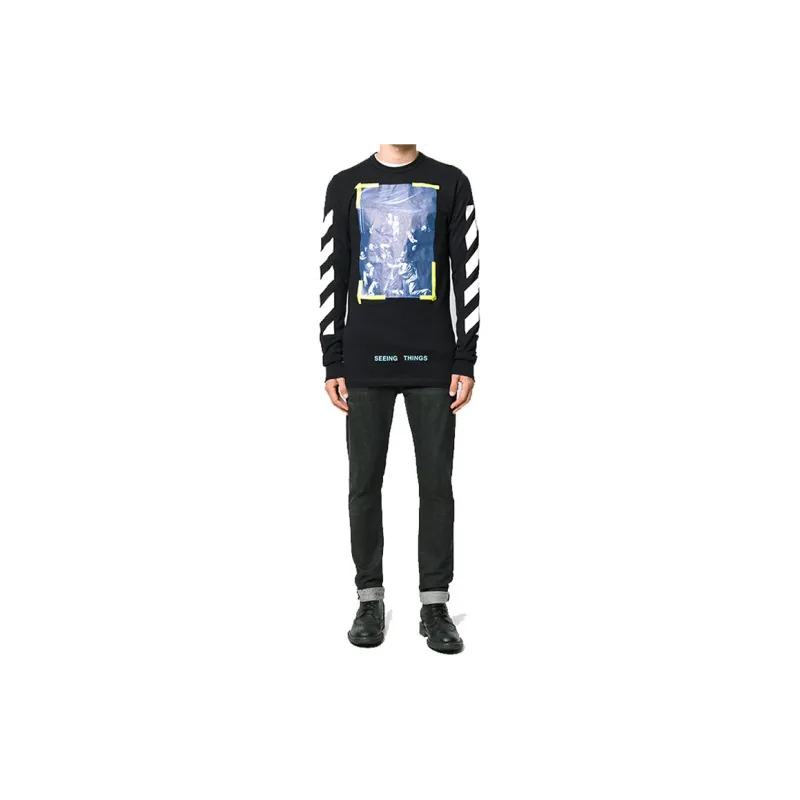 OFF WHITE SS19 T Shirt Men's Black-4