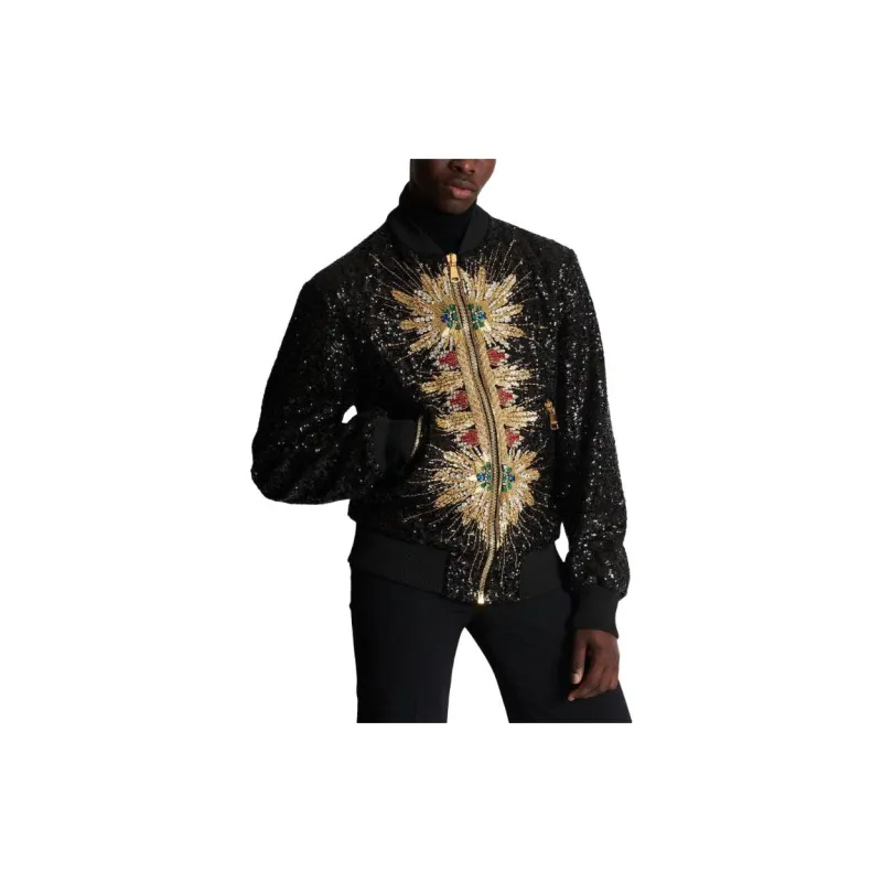 BALMAIN Jackets Coats Men's Black-4