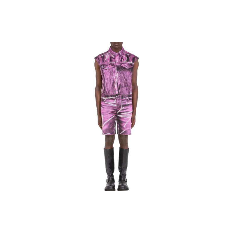 MOSCHINO Vests Men Pink-1