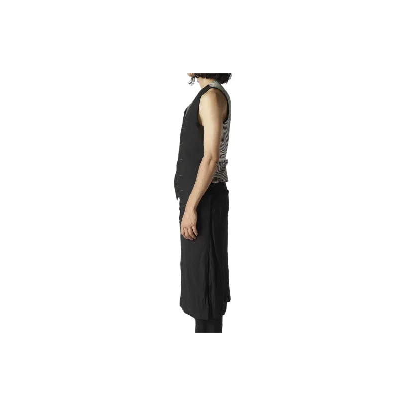 Yohji Yamamoto Pour Homme Vest Men's Black-4