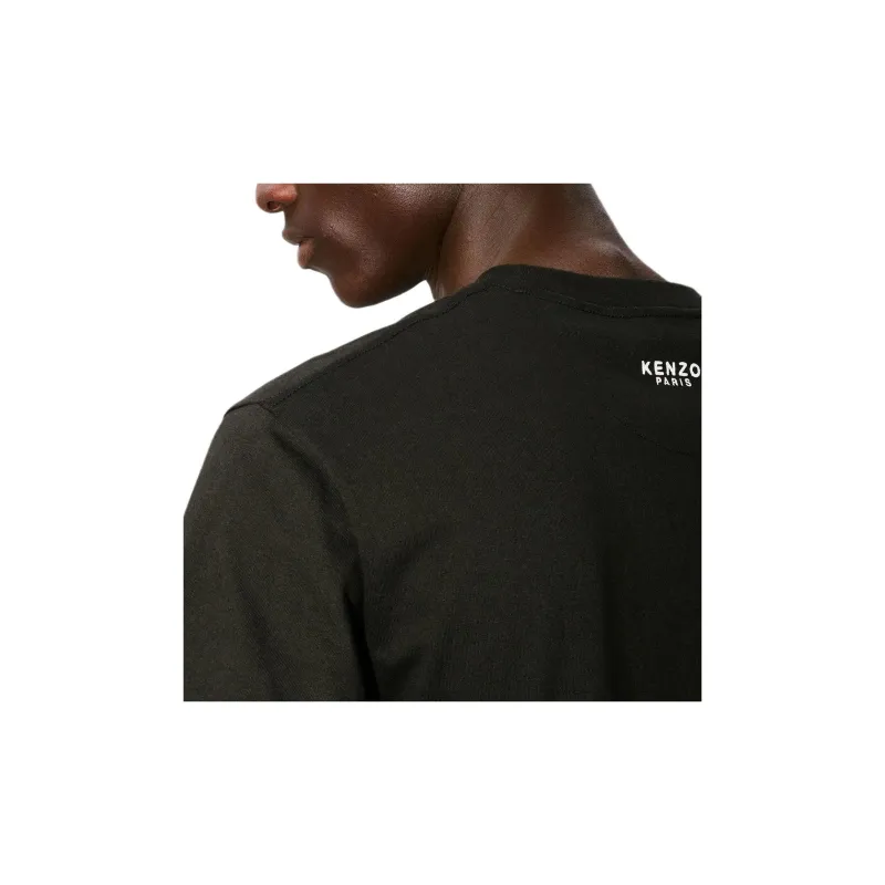 KENZO Lucky Tiger Embroidered Crewneck T Shirt-4