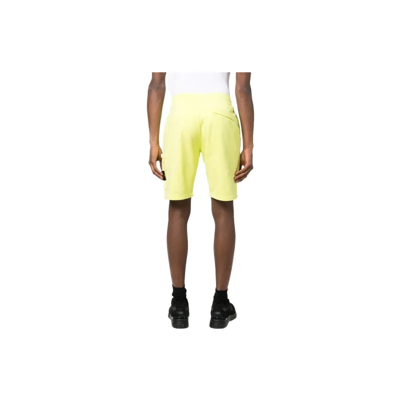 STONE ISLAND Compass-patch Cotton Track Shorts-2