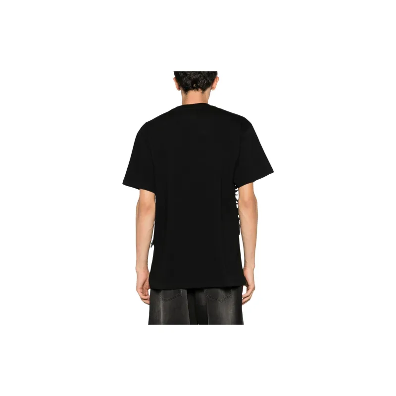 Y/Project Distresse Detailed Crewneck T Shirt-4
