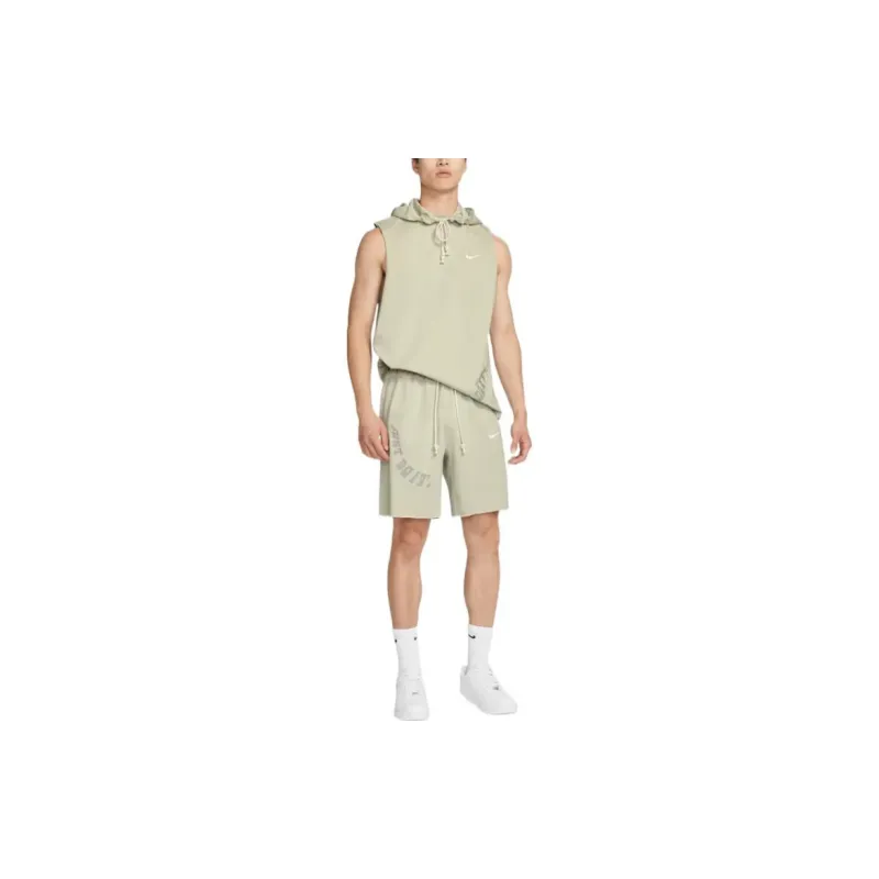 Nike Dri Fit Casual Shorts Men Light Lime Gray-2
