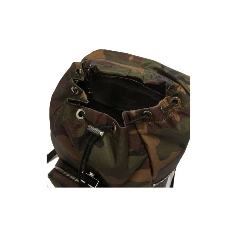 OFF WHITE Arrow Tuc Backpack Camouflage Multicolor-7