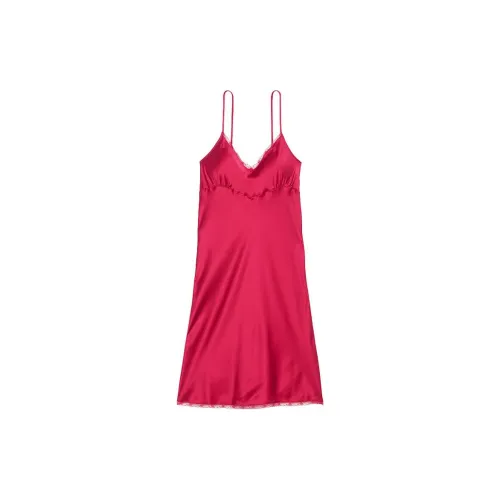 Victoria's Secret Slip Dresses Women's Lady In Red/Rose Red