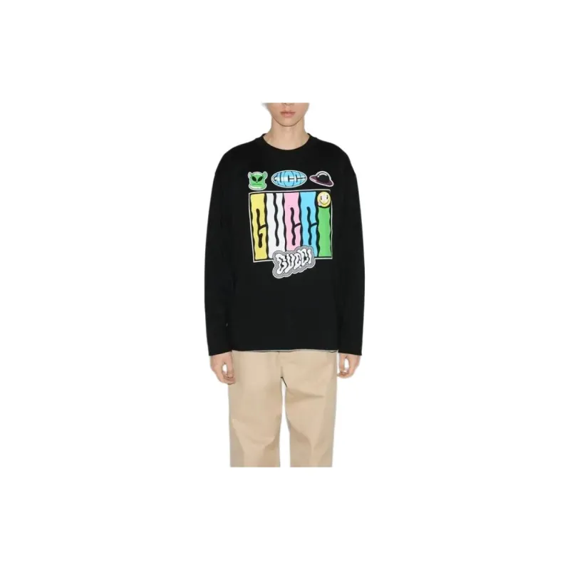 GUCCI T Shirts Men Black-3