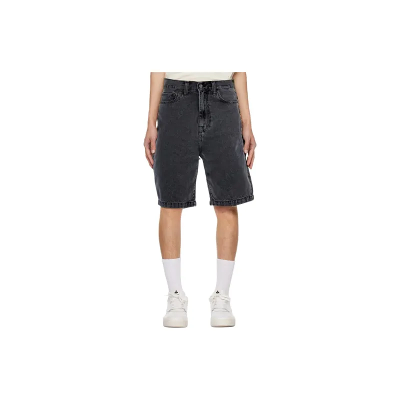 Carhartt WIP Logo detail Denim Shorts-1
