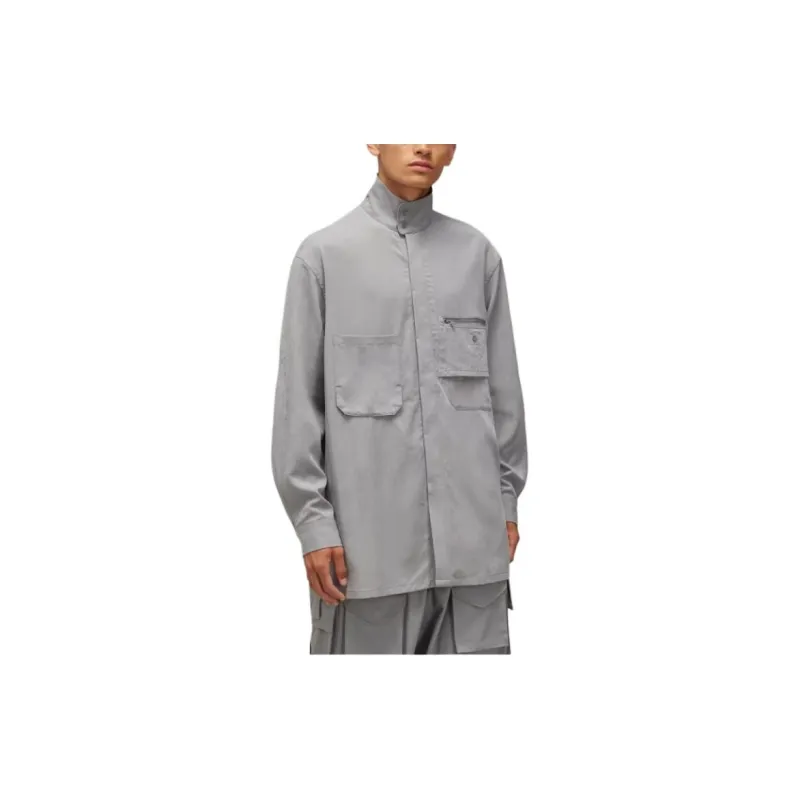 Y-3 Free Shipping With AdiClub Y-3 Washed Twill Overshirt-3