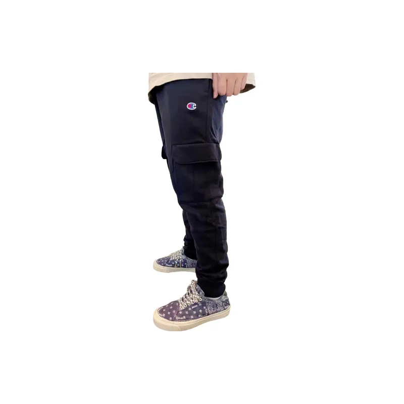 Champion Jogger Moderate Sports Pants US Version Unisex Navy Blue-3