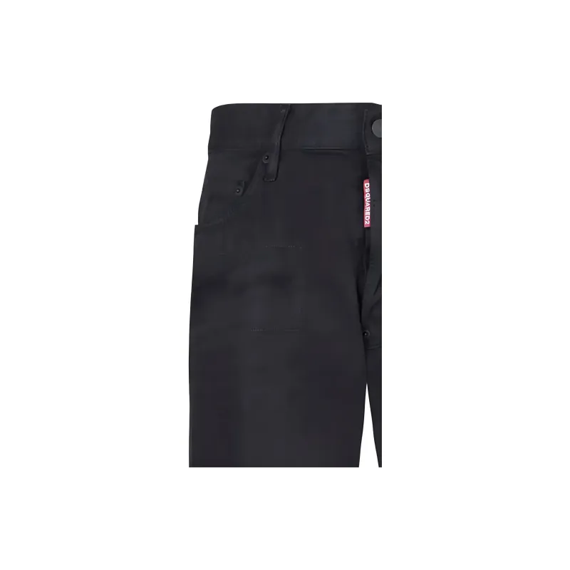 DSQUARED 2 Bull Marine Distressed Denim Shorts-5