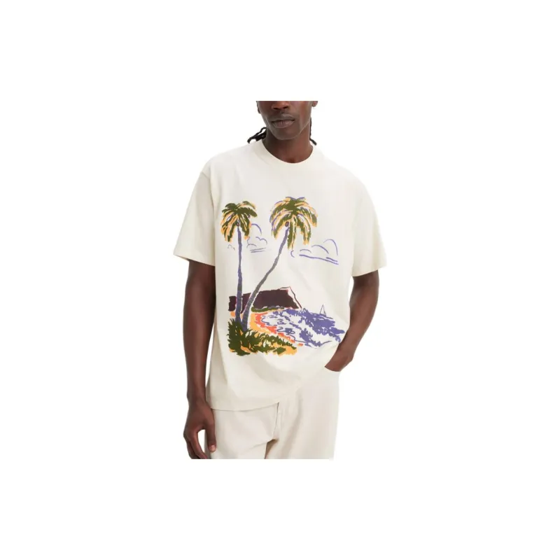 Levis T-Shirts Men White-2