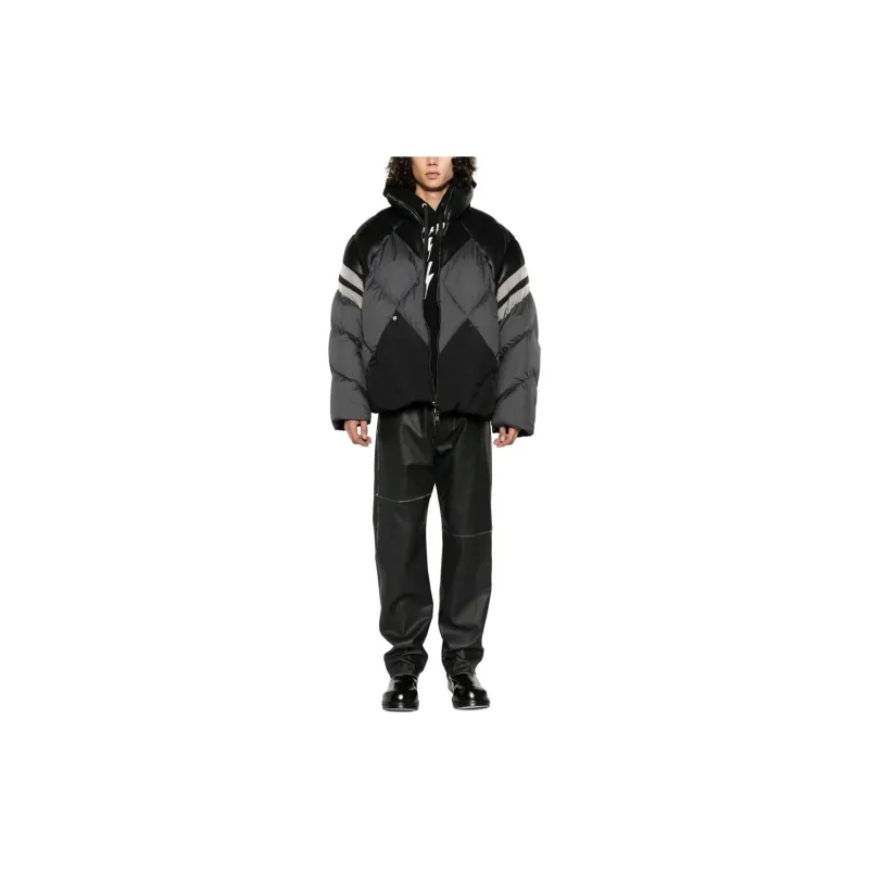 Neil Barrett Panelled Mock-neck Padded Jacket-2