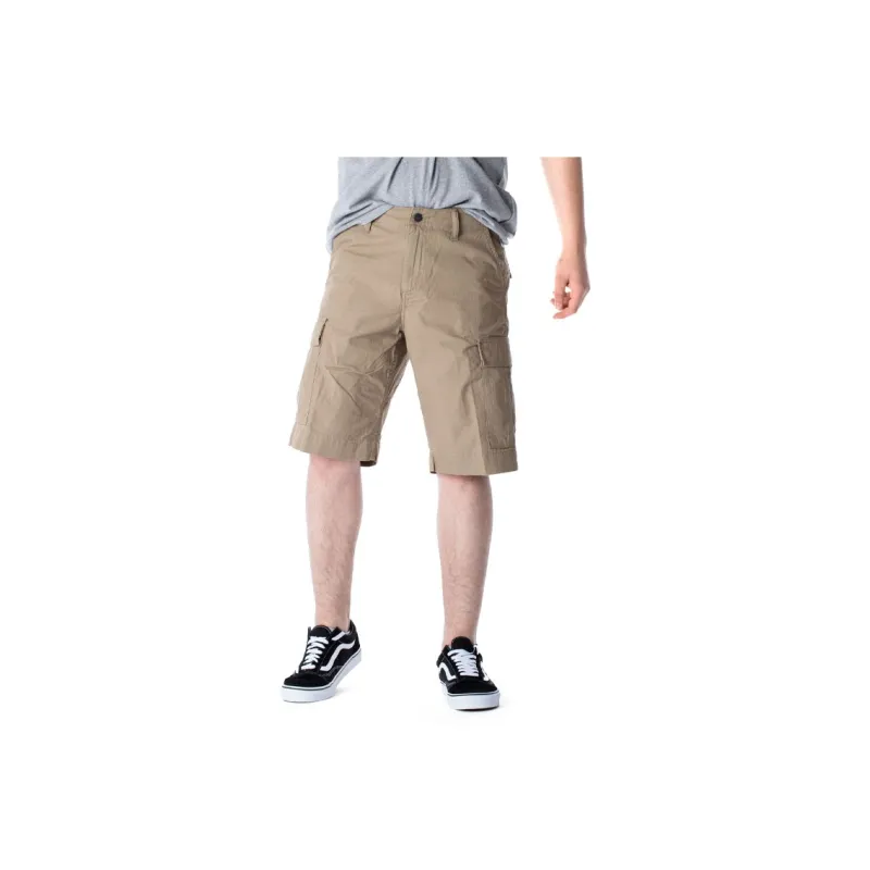 Carhartt WIP Logo Patch Knee Length Cargo Shorts-2