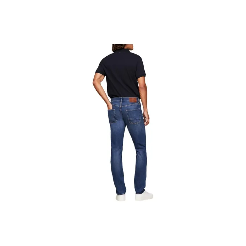 Tommy Hilfiger Denton Fitted Straight Faded Jeans Jeans Men's Blue-2