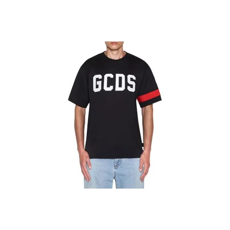 GCDS Crewneck Straight Hem T Shirt-2