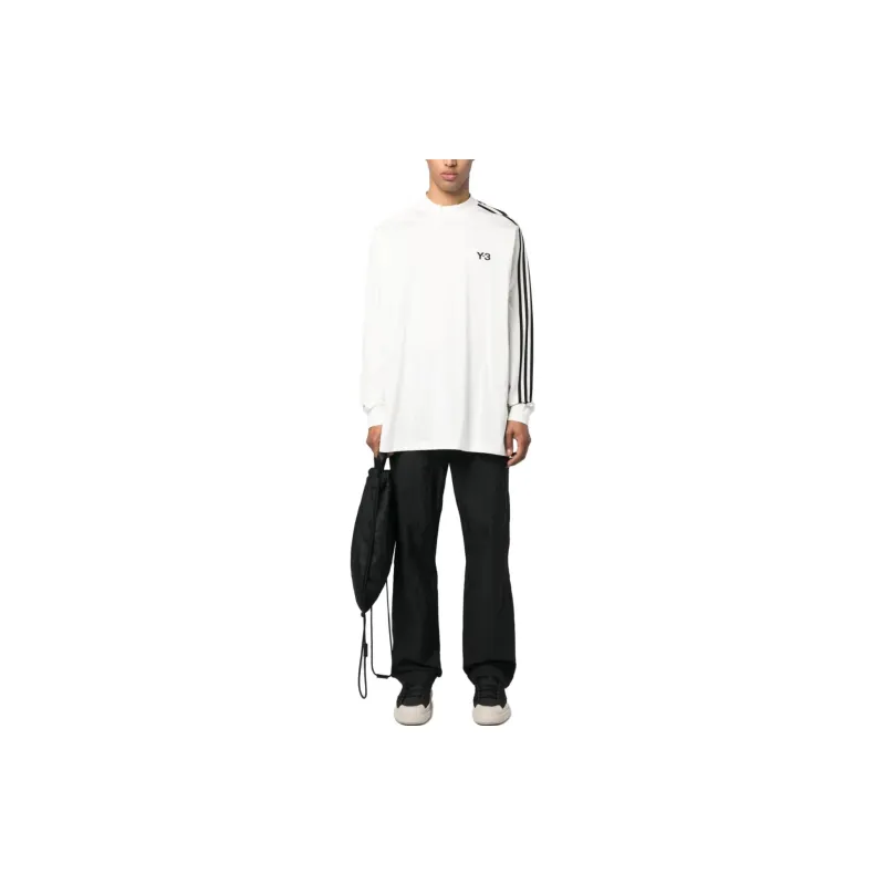 Y-3 Long-Sleeved Logo Printed T-Shirt-1