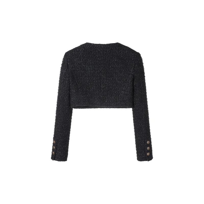 Miss Sixty Cropped Coats Women's Black-1