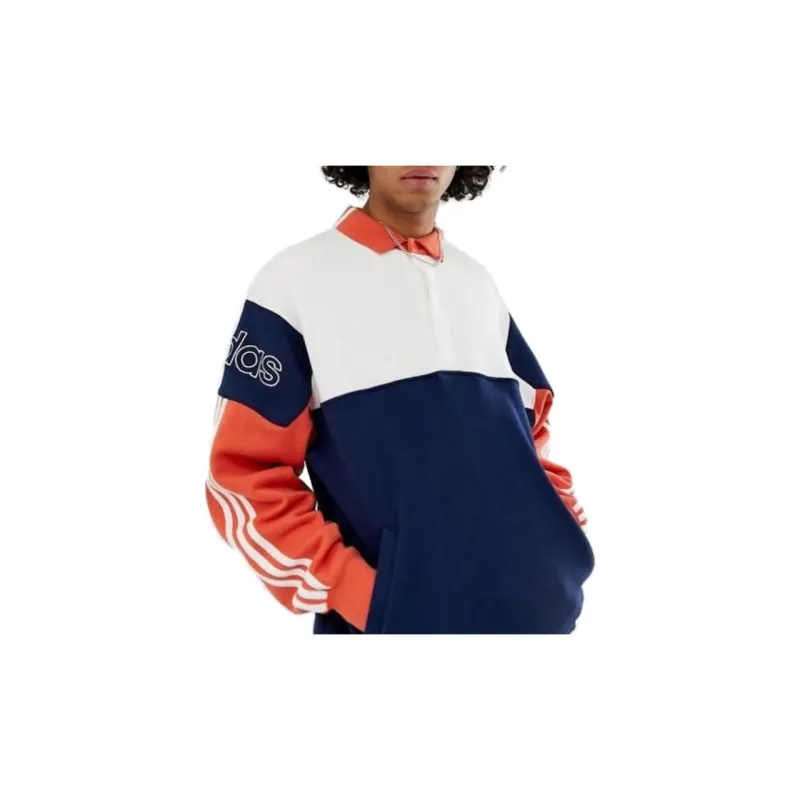 Adidas Originals Sweatshirt Unisex White Orange Royal Blue-1