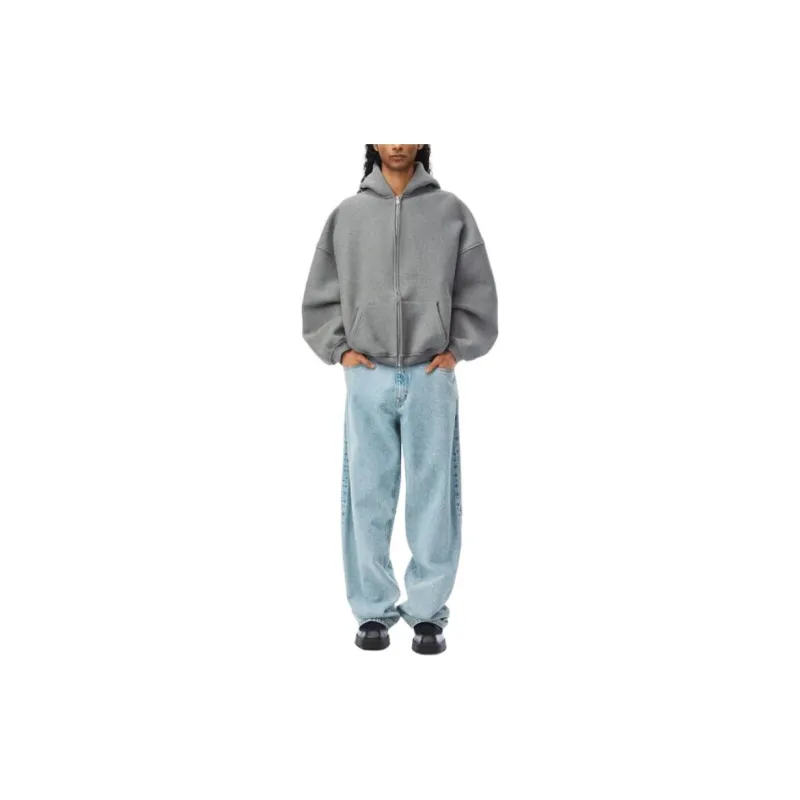 Alexander Wang Sweatshirt Unisex Concrete Gray-1