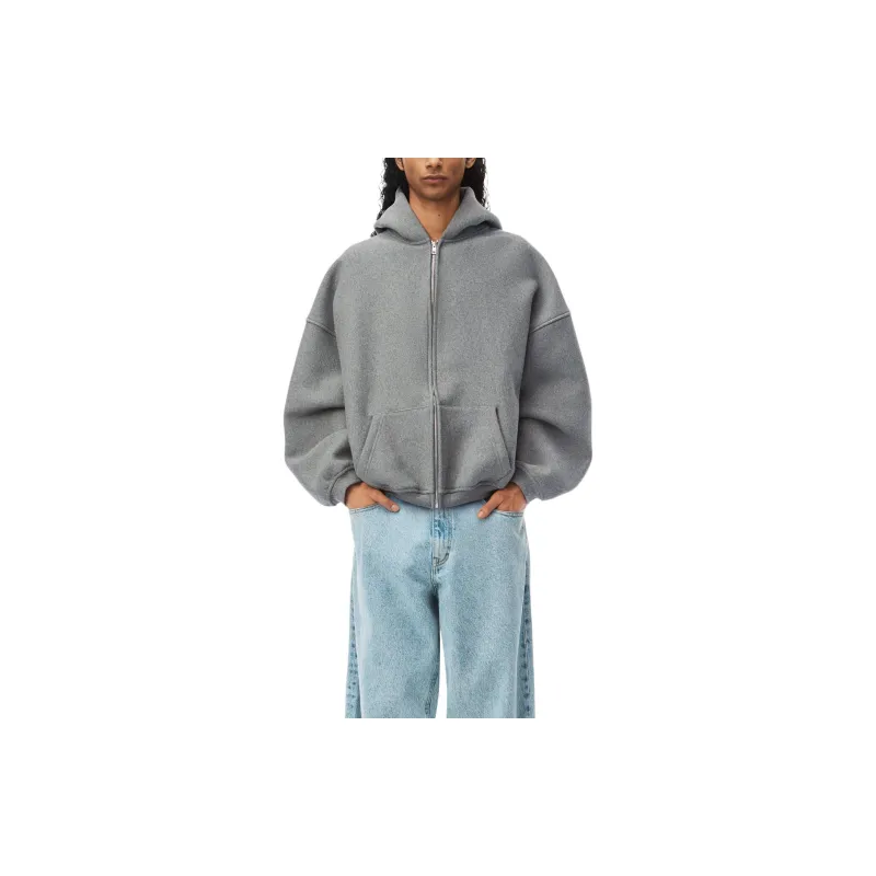 Alexander Wang Sweatshirt Unisex Concrete Gray-3